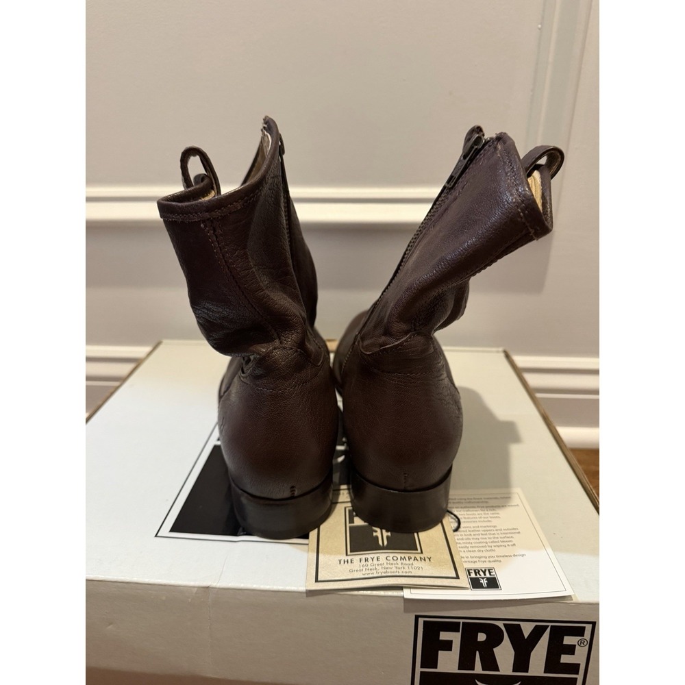 Frye Melissa Button Short Boots Size 10M Brown - Picture 4 of 12